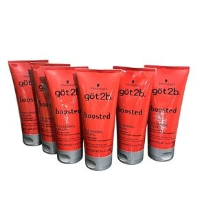 Got2b Boosted Thickening Cream 6oz Men Hair Styling Volume Hold